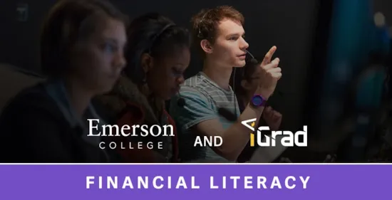Emerson College Launches iGrad Student Financial Literacy Platform header