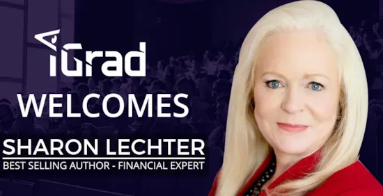 Sharon Lechter, co-author of \”Rich Dad\” Brand, Joins iGrad’s Panel of Financial Literacy Experts header
